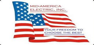 Mid-america electric - Business Profile for Mid America Electric Inc. Electrician. At-a-glance. Contact Information. 5950 Old State Rd. Imperial, MO 63052-2331. Visit Website (636) 461-0909. Customer Reviews.